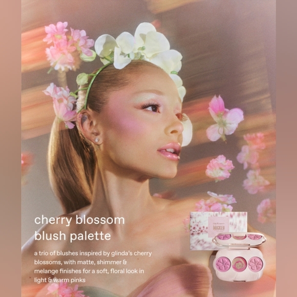 ⭐Gift Idea⭐BNIB LE REM Beauty X Wicked PINK Cherry Blossom Powder Blush Palette! - Picture 11 of 14